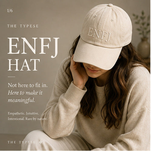 ENFJ oyster organic baseball cap editorial hero