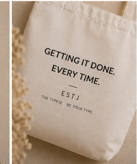 ESTJ Tote Bag