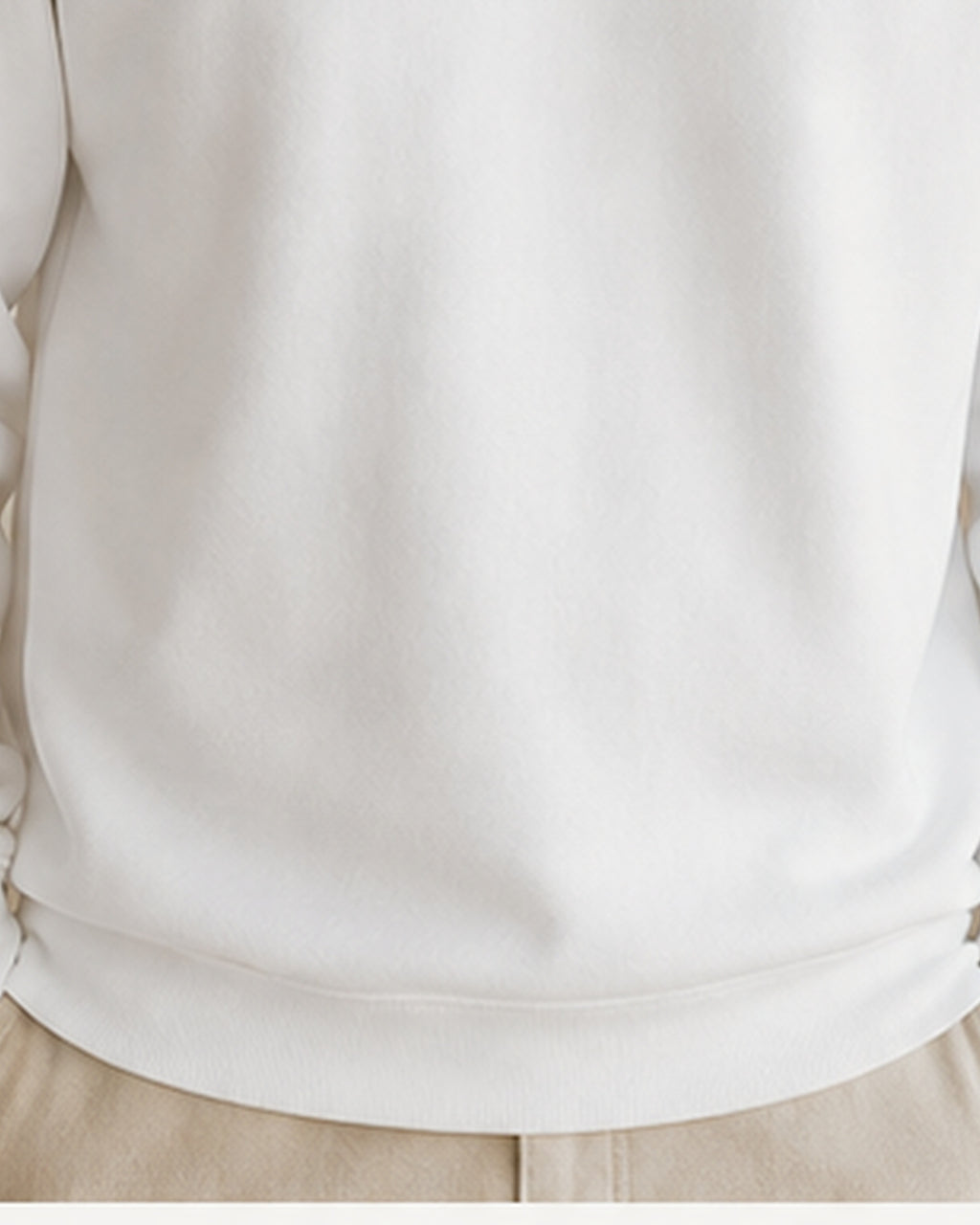 The Typese Sweatshirt placeholder white INFJ gildan sweatshirt white male front hem fleece texture v8