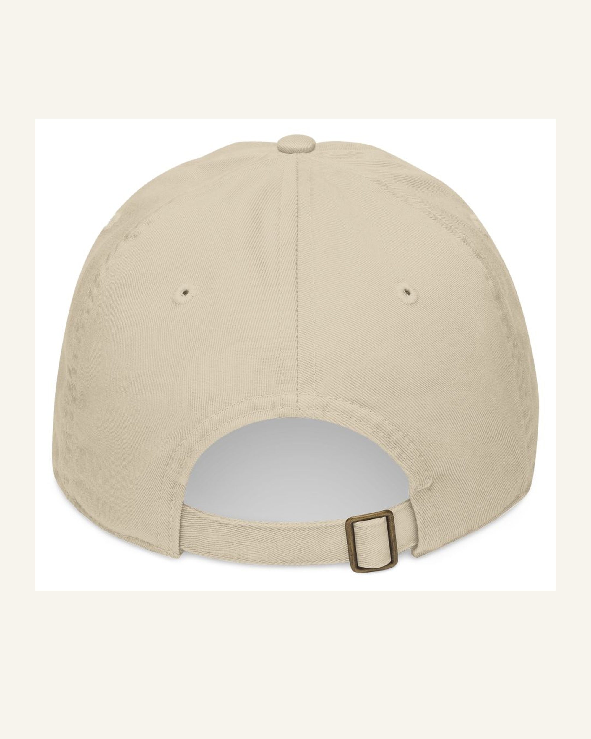 INFJ oyster organic baseball cap back product photo
