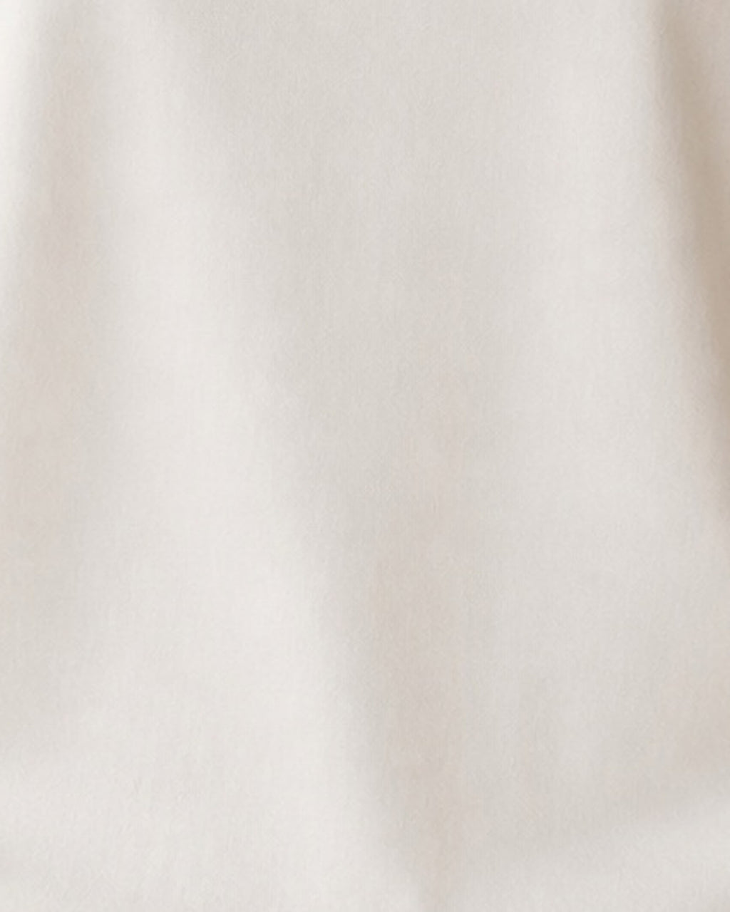 The Typese ISTP Comfort Colors Tee in cream white, female fabric detail